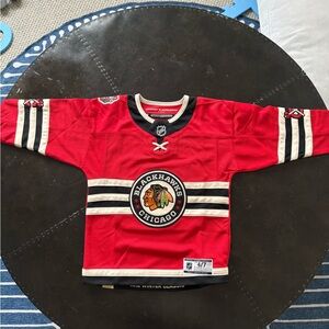 Kids Chicago Blackhawks Red Hockey Jersey